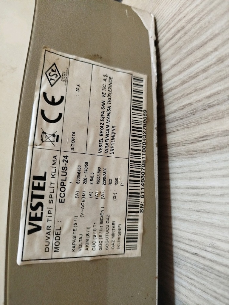 24 binlik Vestel klima çalıştı vaziyette - 3