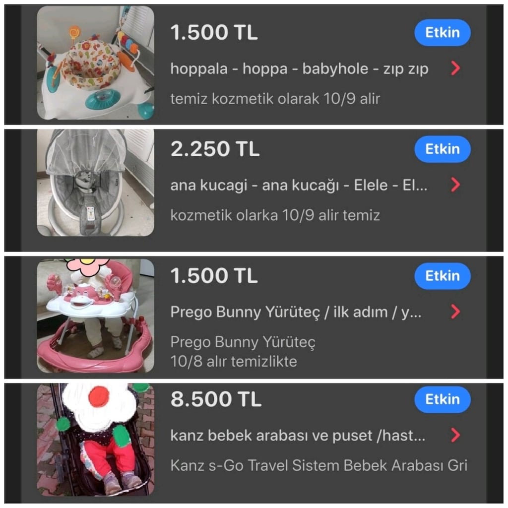 bebek takımı / bebek seti / 4 paket / fırsat