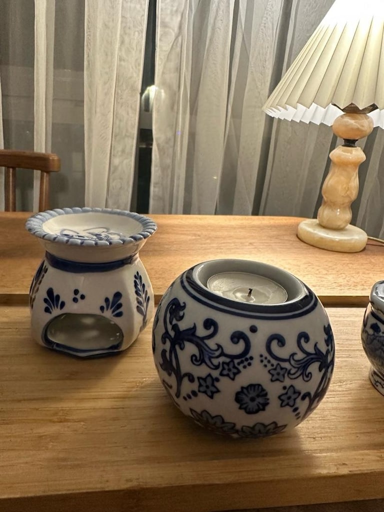 dörtlü buhudanlık, şamdan. kapaklı kutu - 2