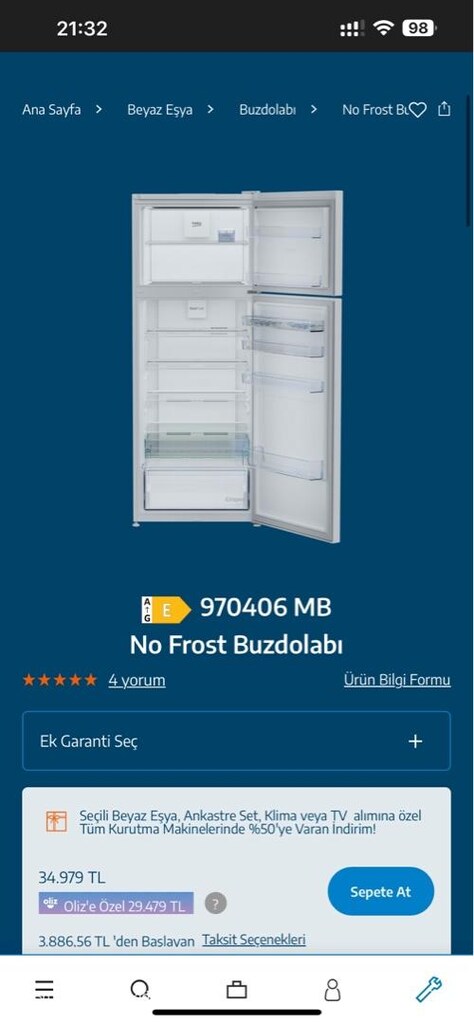 BEKO BUZDOLABI Neofrost - 7