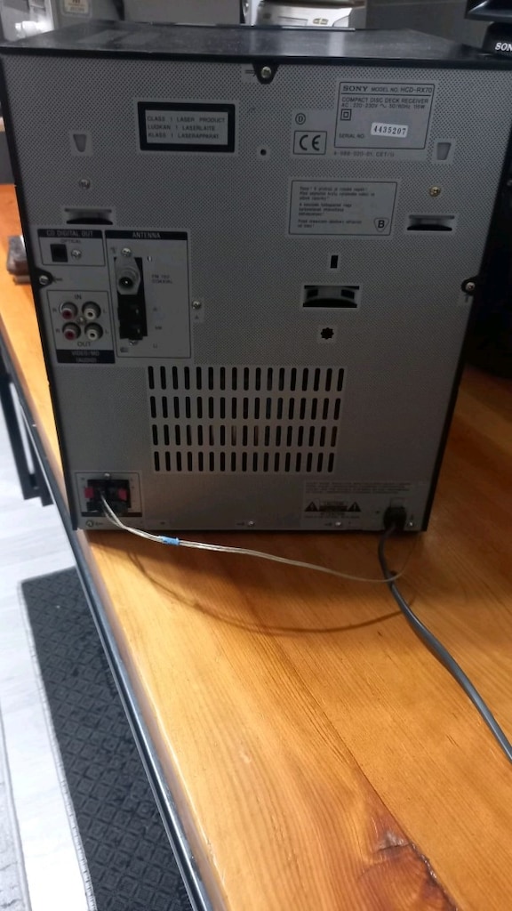 SONY HCD-RX70 MÜZIK SETI GÖVDE - 3