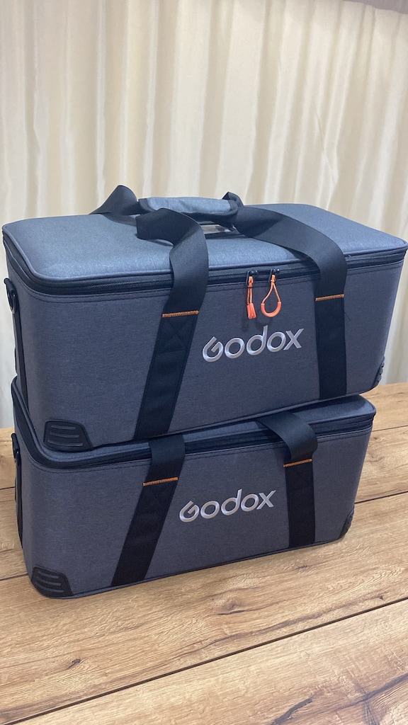 Godox VL300II 2'li LED Işık Seti + 2 Softbox + 2 Işık Ayağı + Çanta - 2