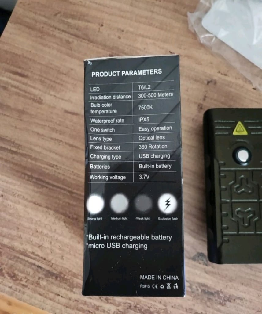 PROFESYONEL BİSİKLET FARI 10.000 mah kemer klipsli 3 foksiyon uzun kıs - 4