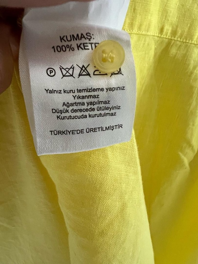%100 Keten gomlek - 7