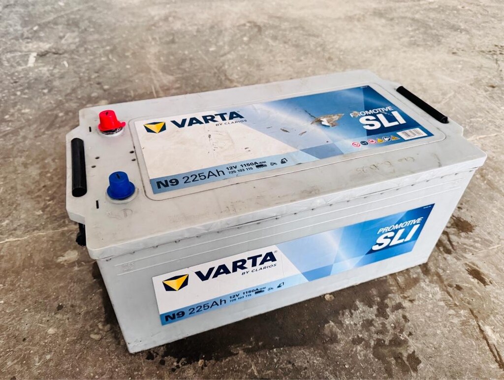 12v 225 AMPER ÇIKMA VARTA AKÜ.!! 2025 Yeni Üretim.!! - 5
