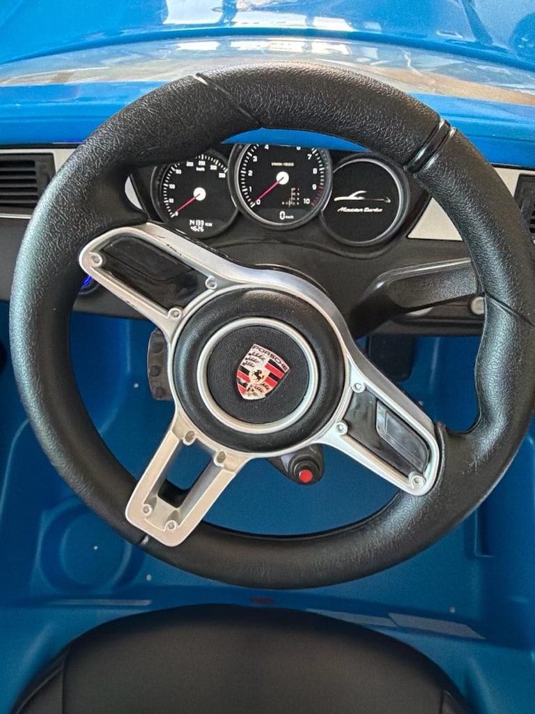 Akülü Araba Porsche Macan Mavi - 5