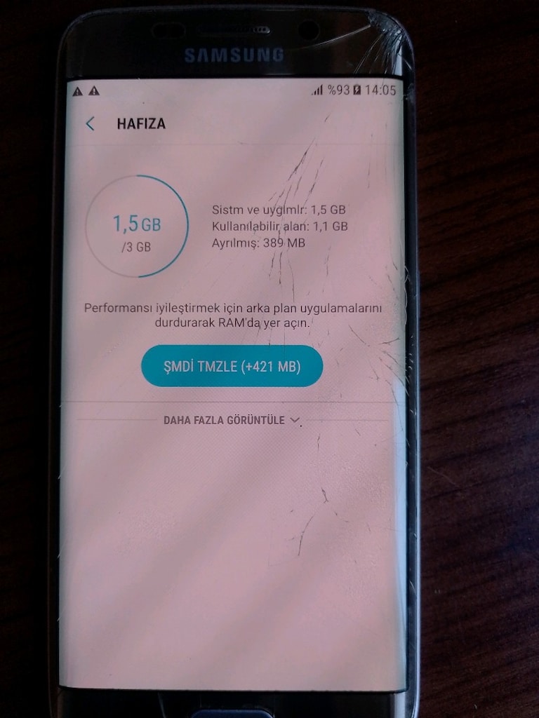 Galaxy S6 edge telefon ekran kırık - 6