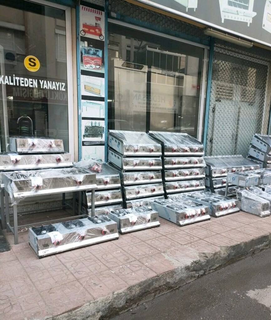 sanayi tipi endüstriyel ocak fritöz kuzineli fırın pleyt ızgara tost - 4