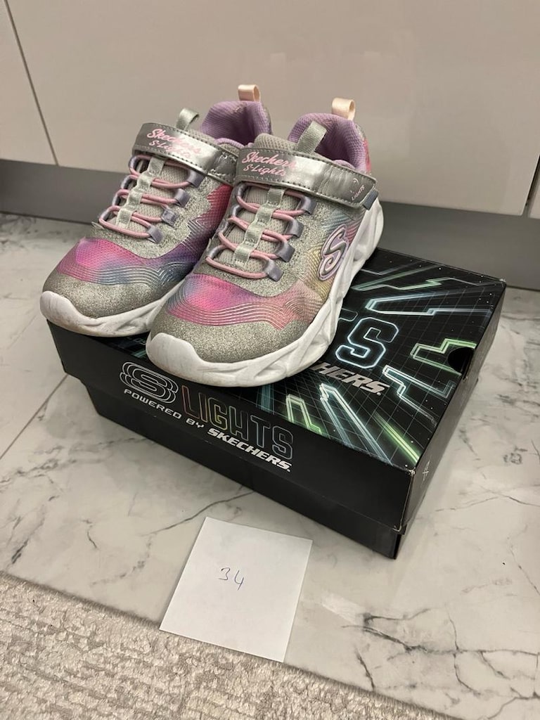 34 numara skechers kız çocuk ayakkabısı - 9