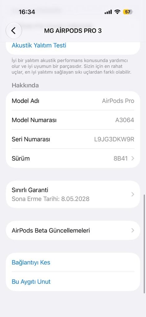 orijinal sıfır Apple AirPods pro 3 - 8