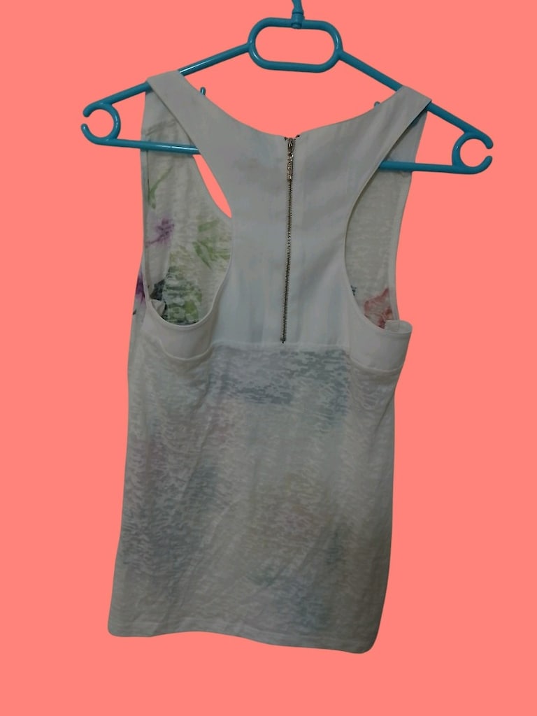Miss Poem Çiçek Desenli Kadın Atlet - M - 5