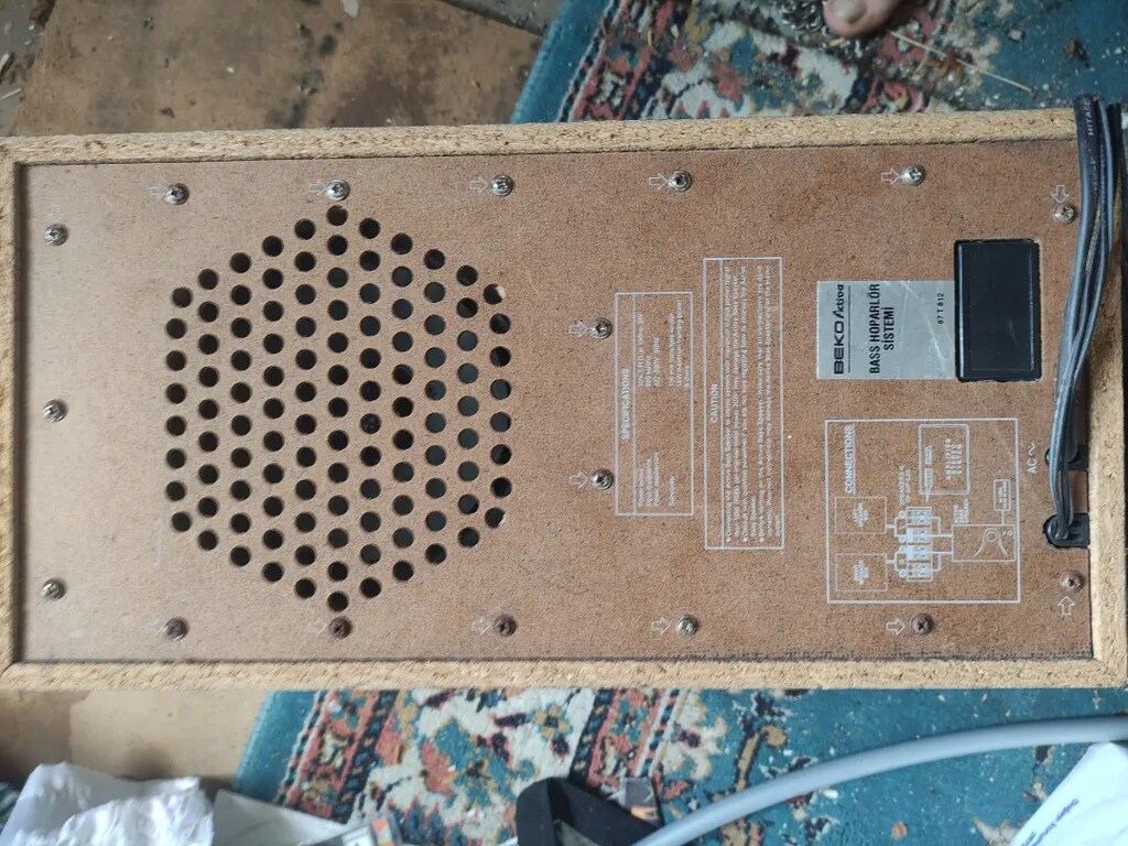 Beko active bass hoparlör - 3