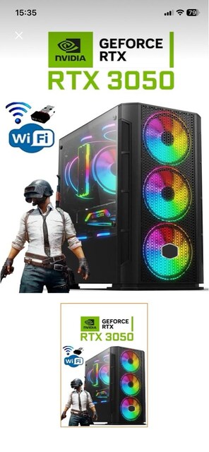RTX 3050 Oyuncu bilgisayar kasası