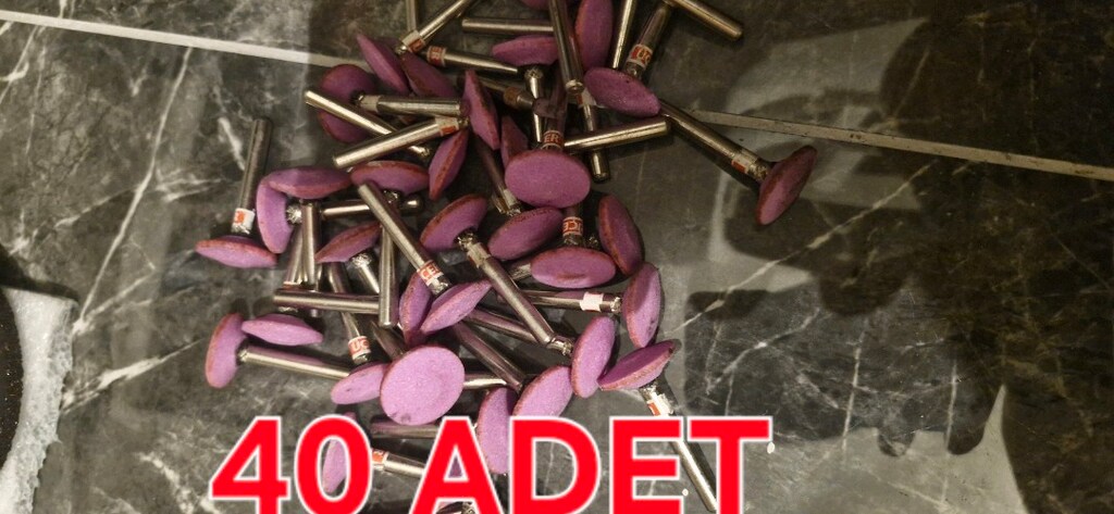 80 ADET GRAVUR TASLAMA UCLARI 6 MM SAP - 2