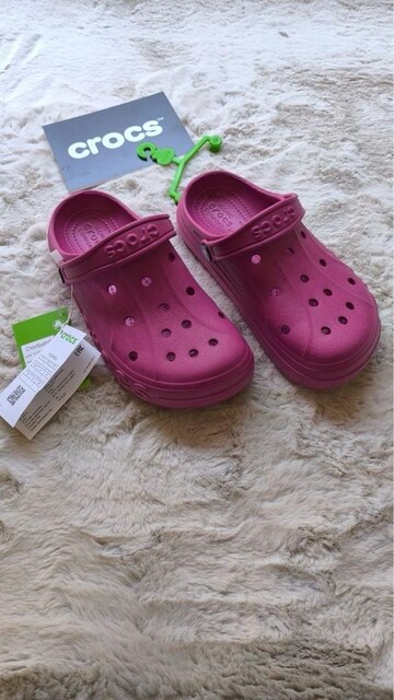 ‼‼CROCS BAYABAND - KOYU FUŞYA- KADIN