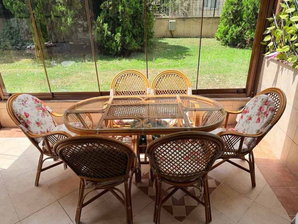 Zamansız ve Şık Orijinal Bambu (Rattan) Yemek Masa Takımı – 6 Kişilik - 8