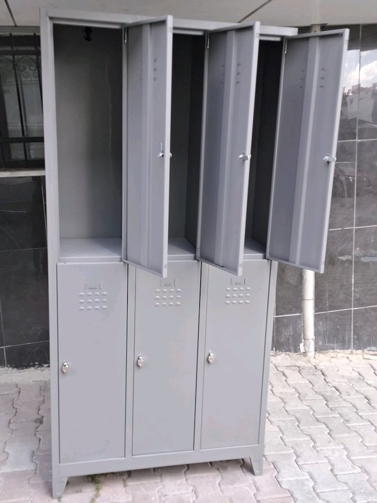 İSYERLERİ İCİN 6 Lİ SOYUNMA DOLABİ ÜCRETSİZ TESLİMAT - 4