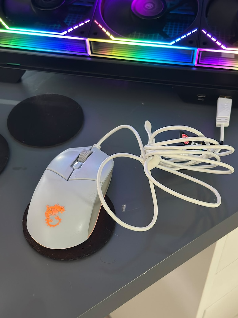 MSI Clutch GM11 Beyaz RGB Optik Kablolu Oyuncu Mouse - 2