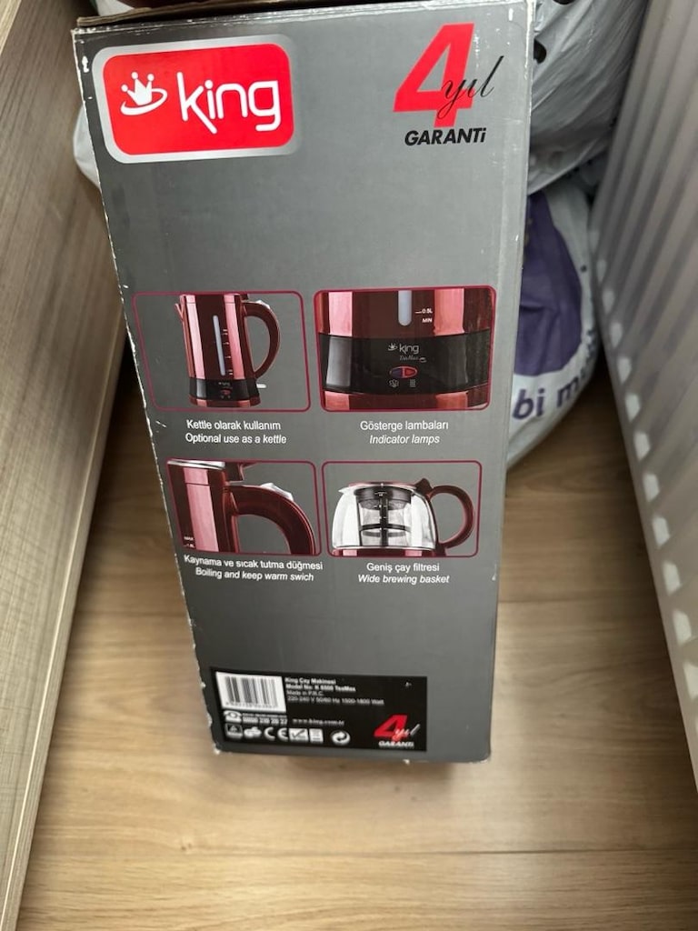 KİNG ÇAYMATİK hiç kullanılmamış kutusunda - 2