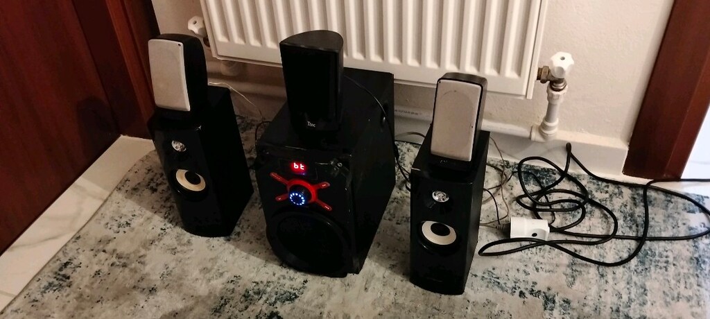 mikodo 5+1 Bluetooth USB Radyo aux ses Sistemi - 6