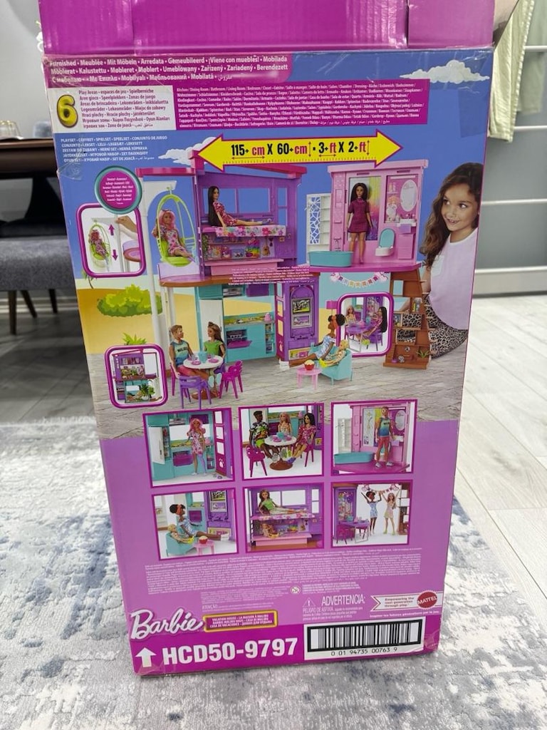 Barbie Tatil Evi Oyun Seti HCD50-9797 - 3