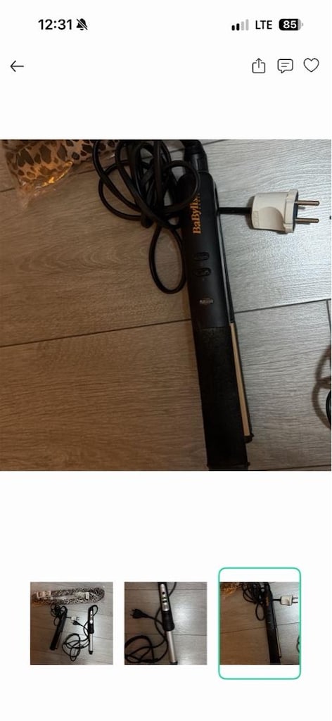 Babyliss saç duzlestirici ve braun saç masası - 3