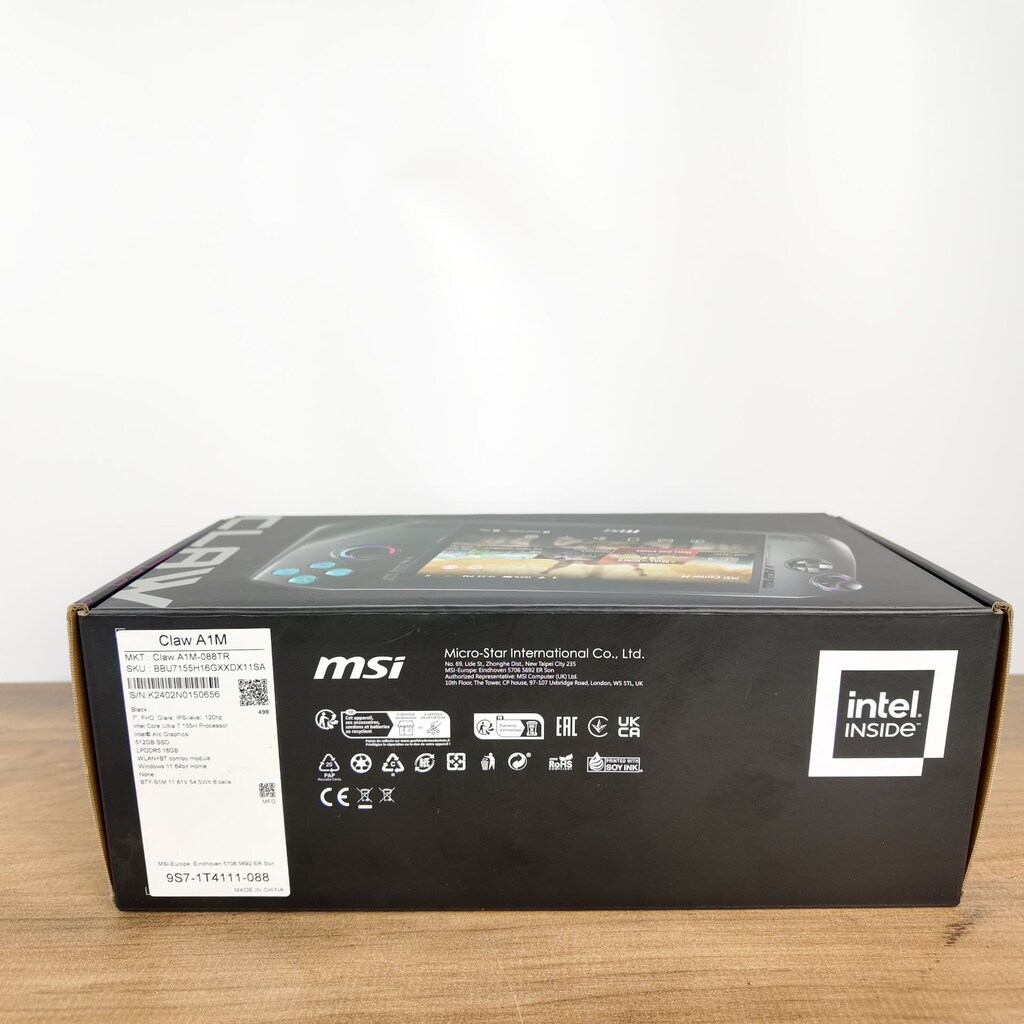 MSI CLAW A1M INTEL CORE ULTRA 7 155H 512 GB SSD 16 GB RAM WİN 11 - 11