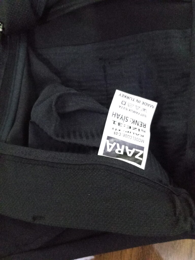 Zara erkek joger pamuklu Likralı pantolon 31 beden - 7