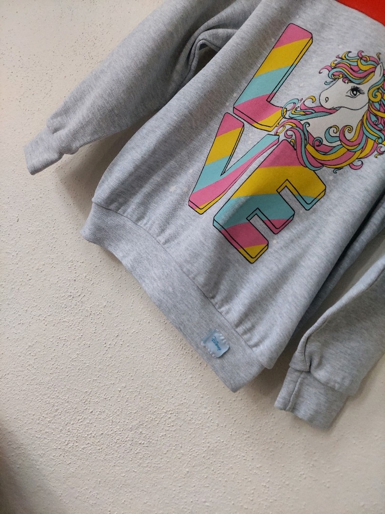 DİSNEY unicorn- yazı desenli sweatshirt - 9