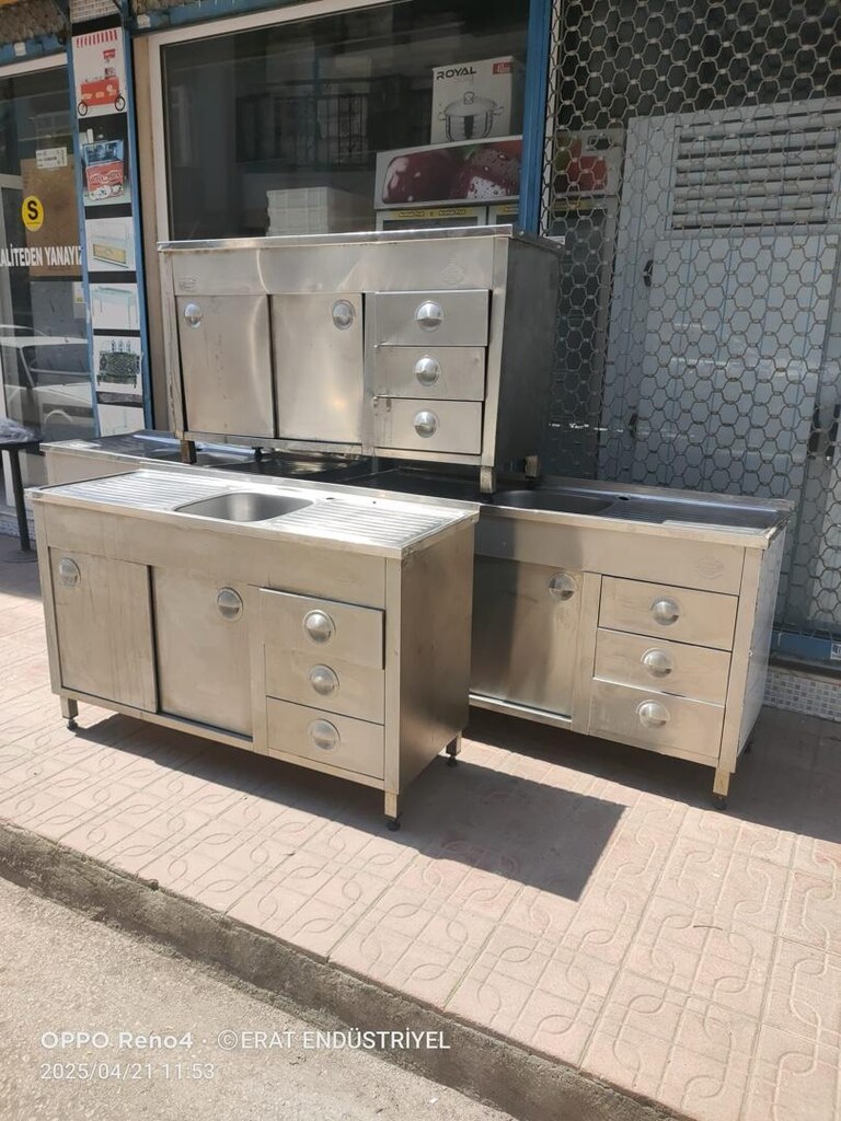 Evye krom tezgah Çekmeceli krom tezgah - 10