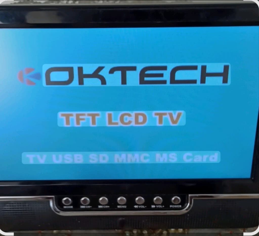 LCD TV 7 inç SD kart/ USB/audio ın/ mini tv - 7