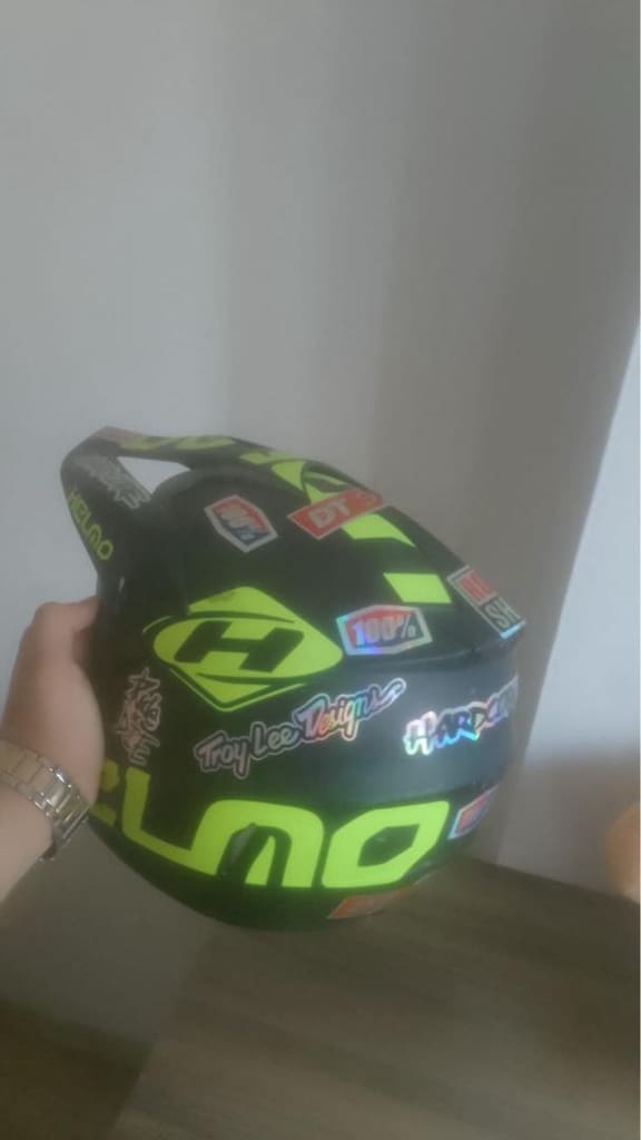 cross kask + dizlik + eldiven - 2