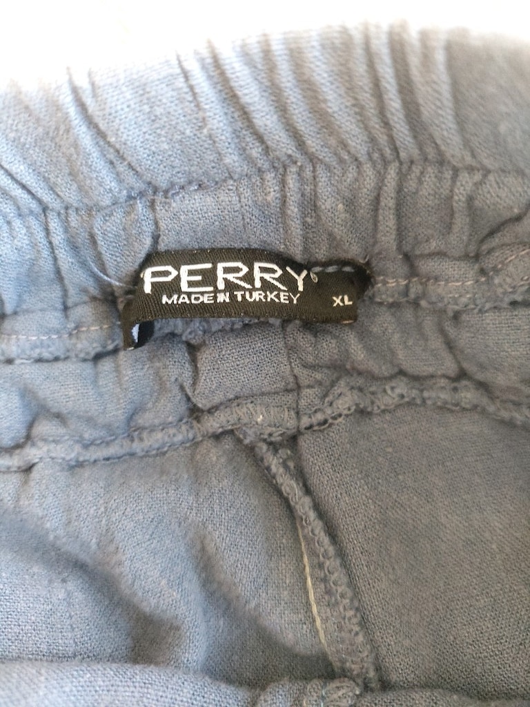 Perry bel lastikli ipli viskonlu rahat pantolon - 8