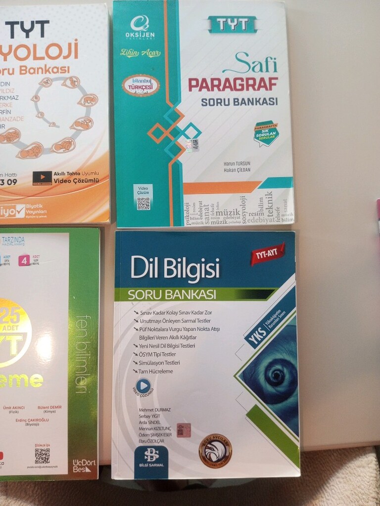 TYT Hazırlık kitapları - 4