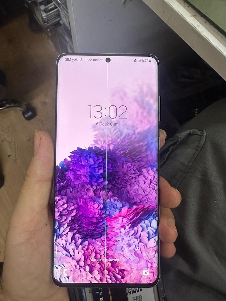 Samsung s20 plas orijinal çizgili ekran - 3