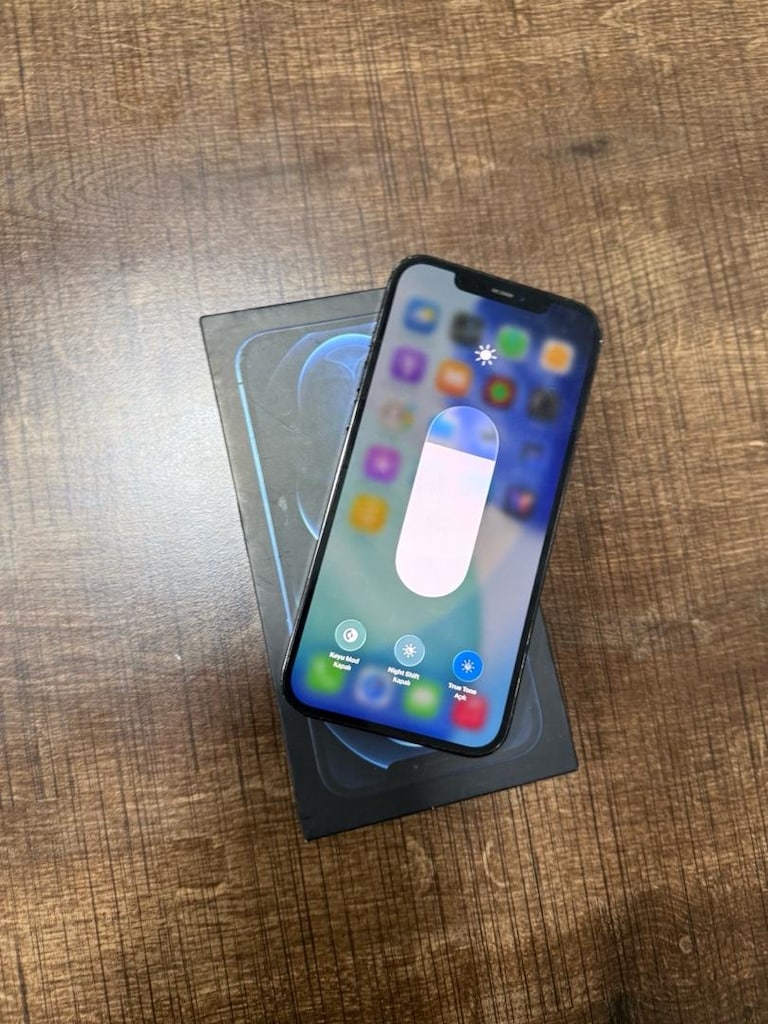 İPHONE 12 PRO MAX 256 GB YURTİÇİ DEĞİŞENSİZ HERŞEYİ ORJİNAL MAVİ RENK - 8