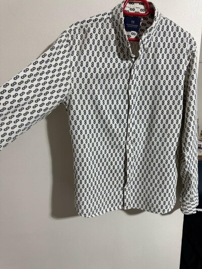 Scotch & Soda Desenli %100 Pamuk Gömlek – L Beden – Orijinal
