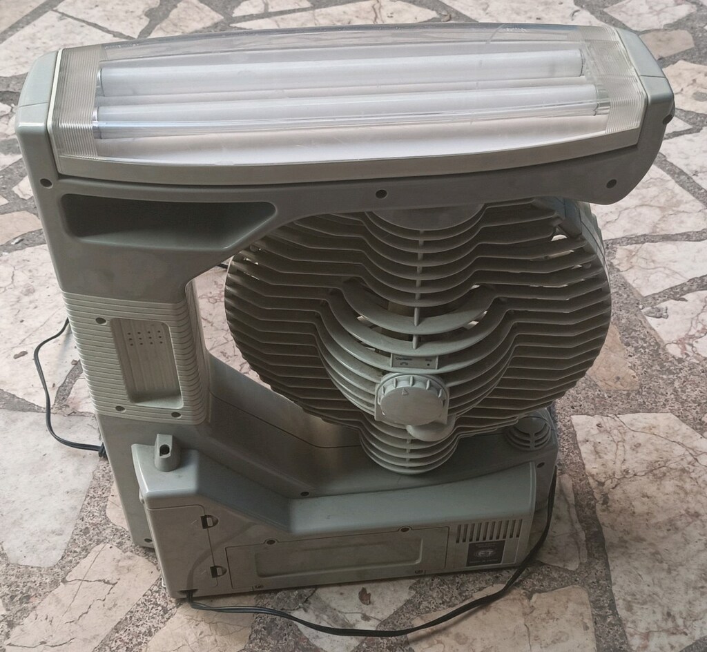 LED ışıklı Radyolu saatli Vantilatör - 16