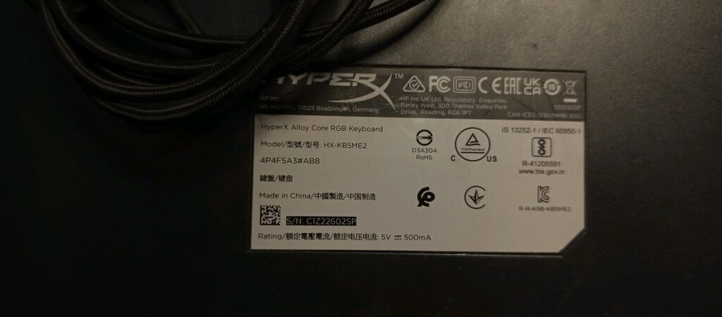 hyperx alloy core rgb gaming klavye - 8