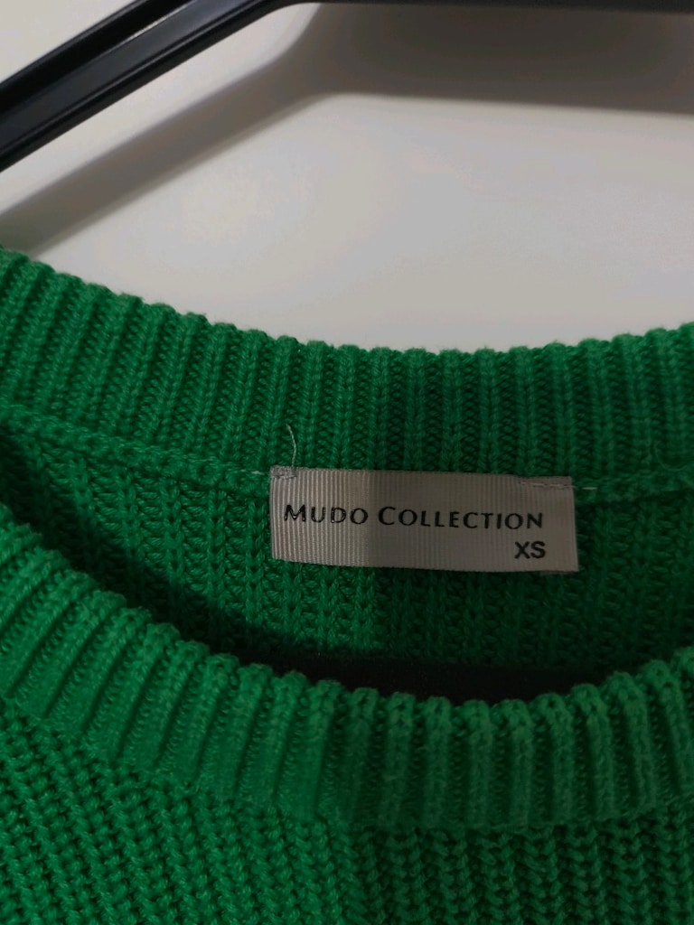 MUDO COLLECTİON (XS) KADIN KAZAK YEŞİL FİTİLLİ TRİKO -KAZAK - 4