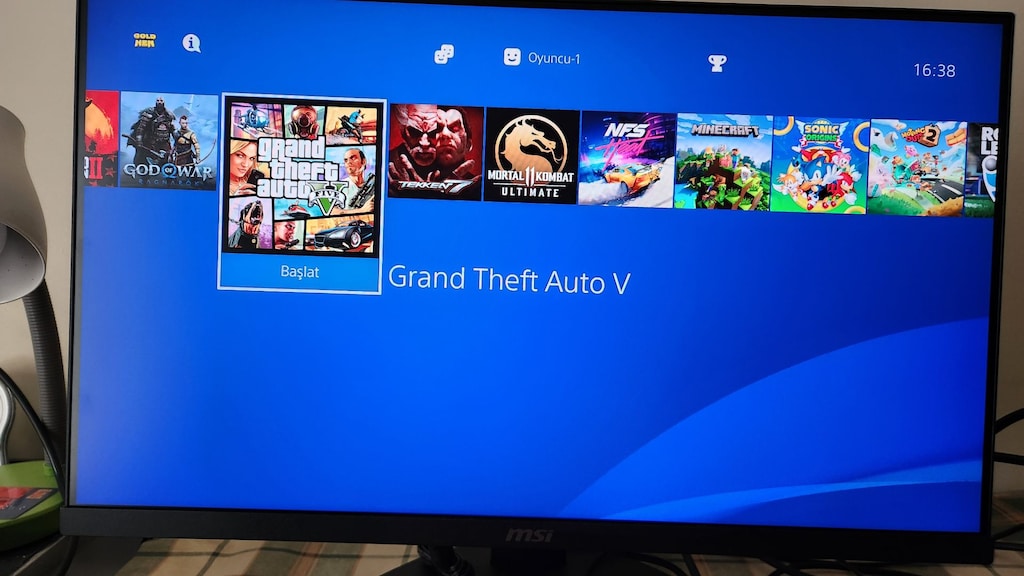 PS4 Slim 1 TB, 16 Oyunlu, Çift Kollu, Sorunsuz Tertemiz Cihaz - 10
