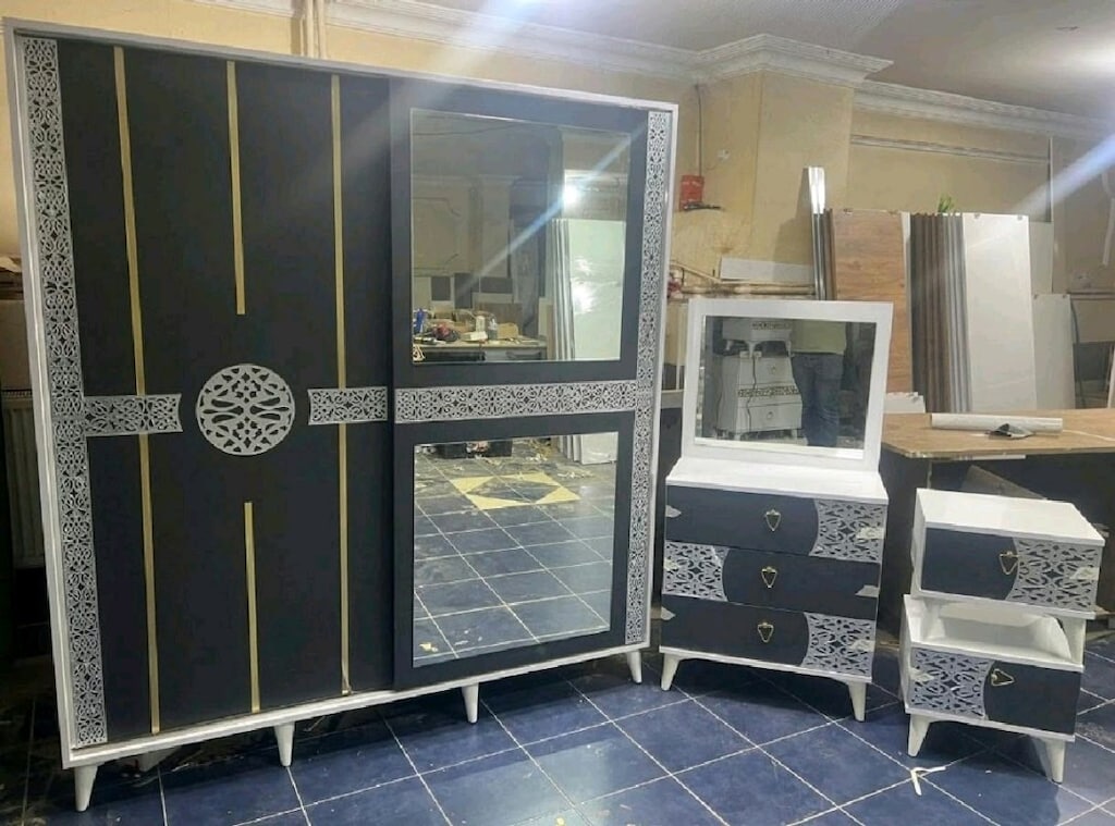 Doğrudan İmalatçıdan Sıfır Sürgülü Aynalı Yatak Odası Mobilyası - 2