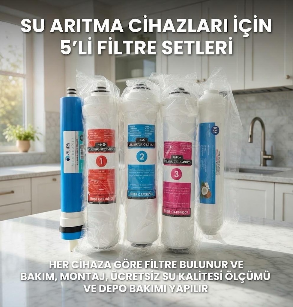 İhlas Su Arıtma Cihazlarına uyumlu filtreler dijital standart normal - 7