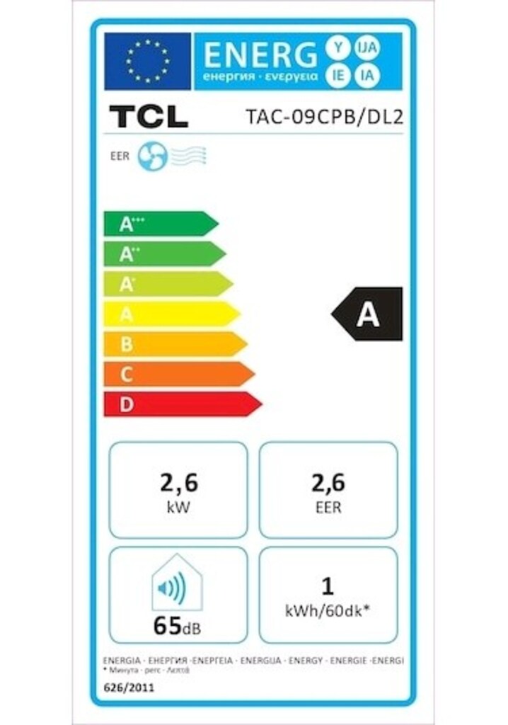 TCL MOBİL KLİMA 9000 BTU (TAC-09CPB/DL2) 5yıl garantili - 2