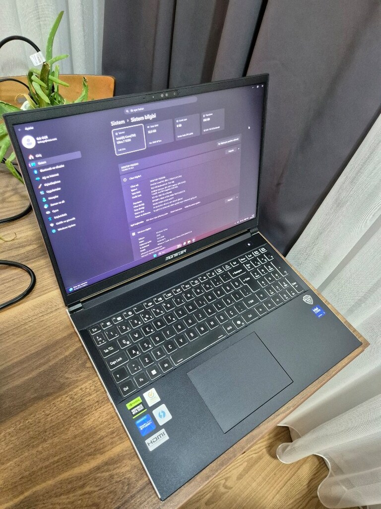 Sıfır Ayarında Monster Tulpar T6 V2.1.2 AI Creator | RTX 4070 - Ultra - 2