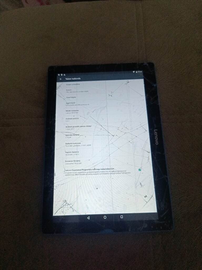 Lenovo tablet modeli resimde yazıyor açıklama oku - 4