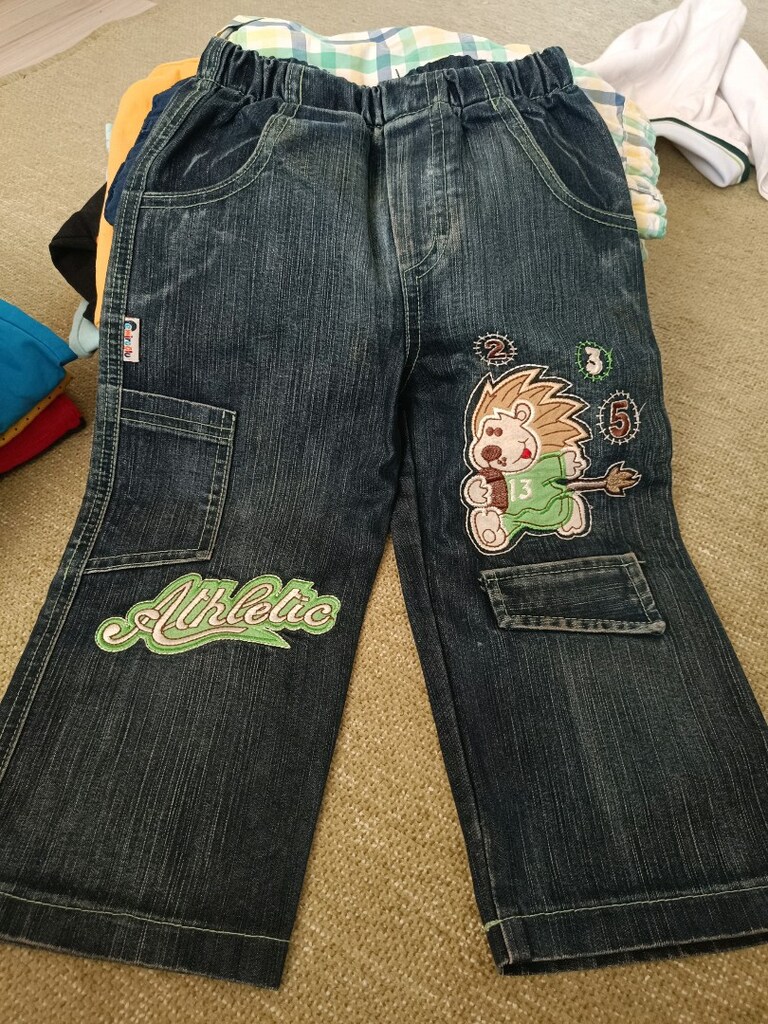 Erkek çocuk kıyafetleri toplu satilik kot pantolon yeni - 3