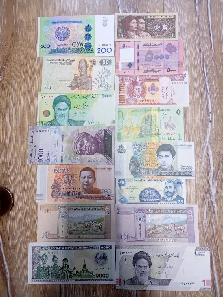 90 Farklı yabancı ülke paralaları - 7