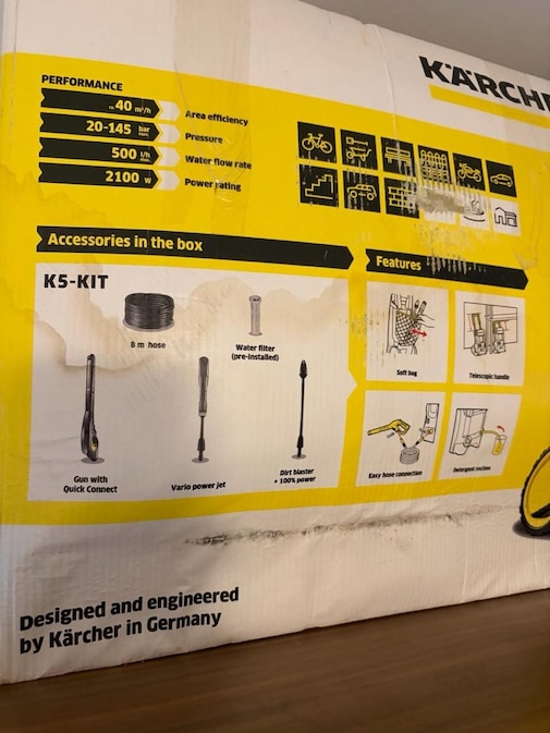 KARCHER K5 BASİC SIFIR KUTUSU FATURALI GARANTİLİ - 4