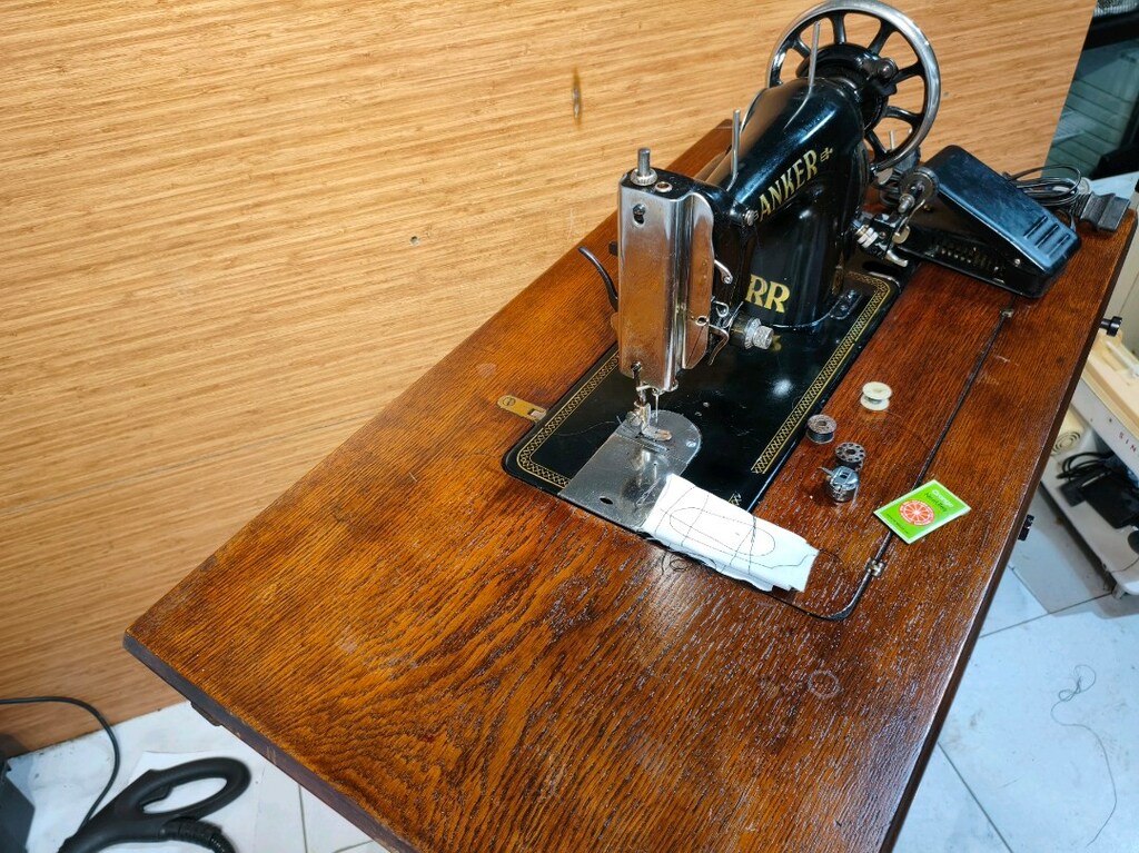 anker Alman düz dikiş makinesi kabinli - 4